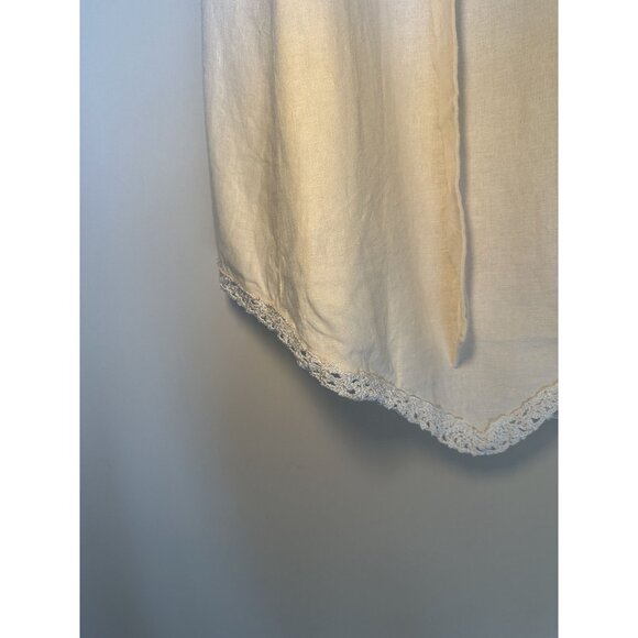 Cream Bandolino V Neck Dress Size 8 - Picture 7 of 9